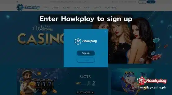 Hakbang 1: Ipasok ang opisyal na website ng Hawkplay